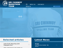 Tablet Screenshot of cycling.srichinmoyraces.org